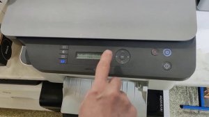 Сброс  ошибки #М2-1317 на принтере HP MFP 135 W.