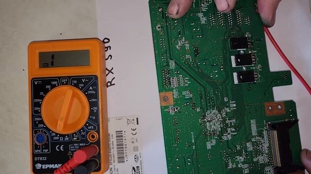 Проверка платы Epson R590 смотреть онлайн