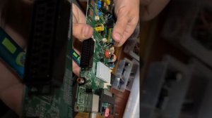 Ремонт блока питания  JVC 32 - мерцание экрана