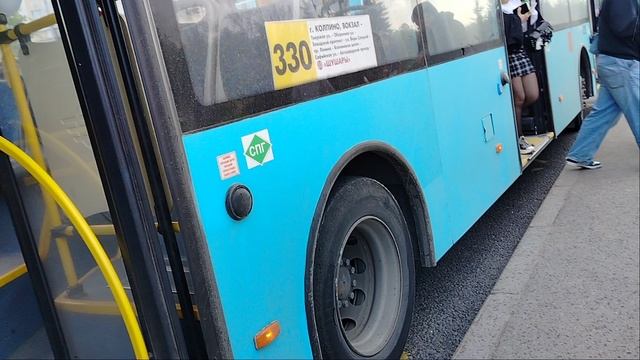 24 мая 2025 г. Автобус 330 маршрут Волгабас 5270.G4 6383 Колпино Привокзальная Площадь смотреть онлайн