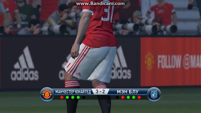 Манчестер-Юнайтед против Манчестер-Сити. Серия пенальти . PES 2016 смотреть онлайн