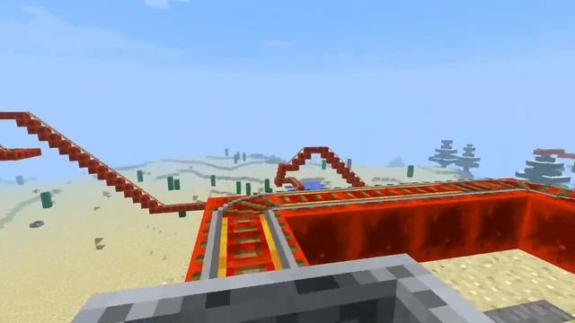 Американские горки в Майнкрафте (часть 2) / Minecraft Roller Coaster (part 2) смотреть онлайн