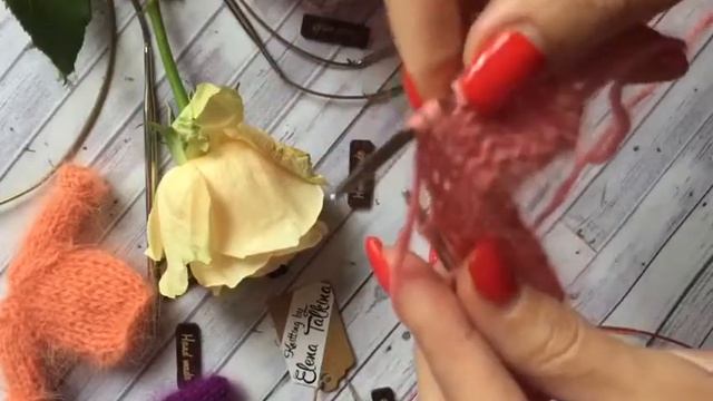 Вязание спицами для начинающих. Изнаночная петля смотреть онлайн