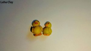 Как слепить Уточек из пластилина / Утка из пластилина / как сделать Утку поэтапно легко и просто