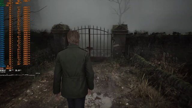 Silent Hill 2 Remake на Intel Xeon E5-2680 V4+RTX 3060 Ti