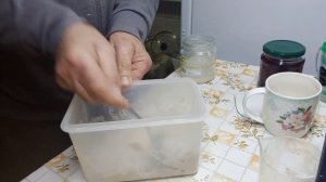 Опара на ржаной закваске.