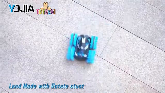 Машинка на радиоуправлении амфибия с вращением на 360° смотреть онлайн