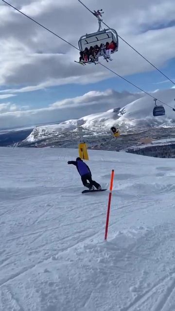 Зиплайн на сноуборде/ zipline snowboards смотреть онлайн