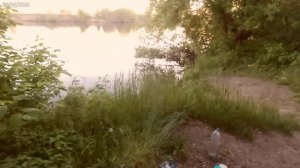 Рыбалка и отдых с друзьями на Москва реке.