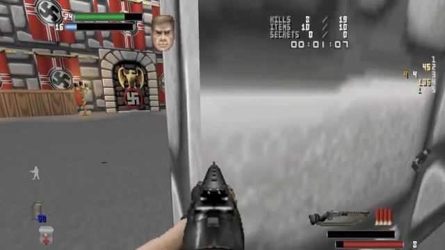 Wolf in stein.Brutal Doom Arthur Edition. Ultra Violence.Без комментариев! смотреть онлайн