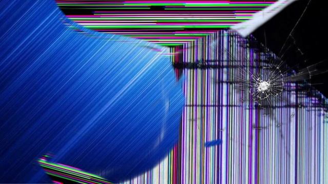 разбитый телевизор, разбитый экран, смотреть онлайн