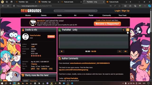Как Вставить Свою Музыку В Geometry Dash 2.2 [Newgrounds]
