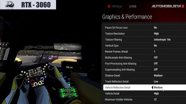 Настройка PSVR2 для Automobilista 2