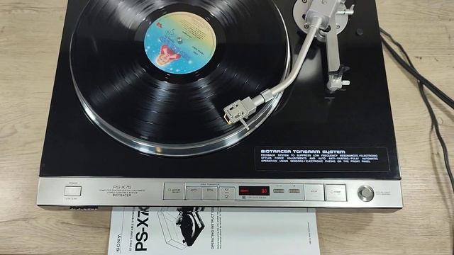 Проигрыватель винила Sony PS-X75. Made in Japan.ТЕСТ. смотреть онлайн