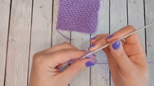 Урок 10   Узор "Рис" крючком