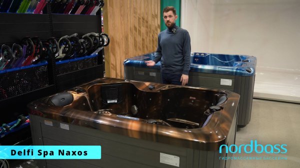 Краткий видеообзор гидромассажного спа-бассейна Delfi Spa Naxos