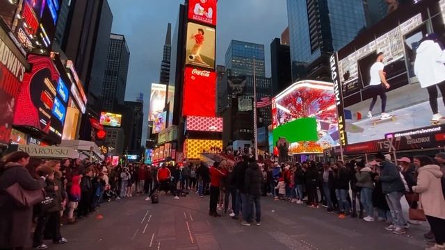 Times Square/ Прогулка по Таймс Сквер / New York 2023