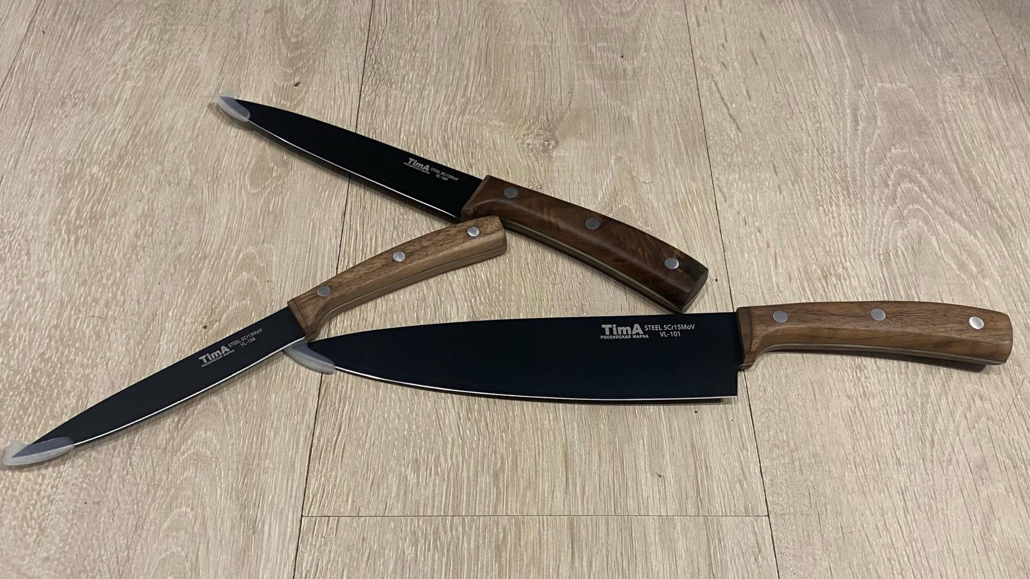 Распаковка и обзор ножей Tima Village VL-ST3 смотреть онлайн
