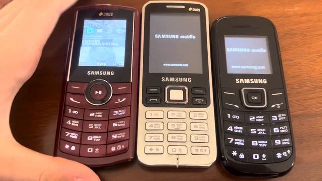 Кто быстрее включится? Samsung E2232 Vs. C3322 Vs. E1200R