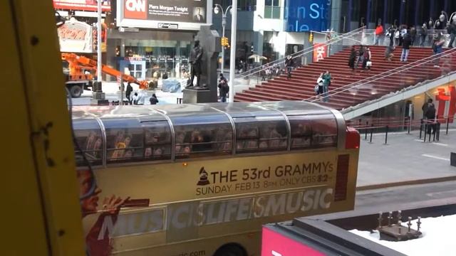 Нью Йорк из окна такси