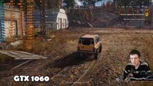 GTX 1060 в RoadCraft на слабом пк