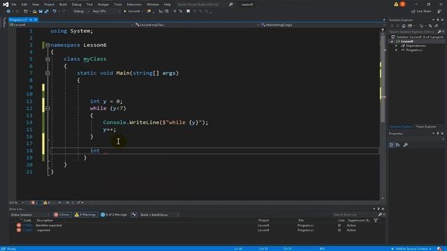 Уроки C# (C sharp) | 6. Что такое циклы. (for, forech, do while) Как испо? смотреть онлайн
