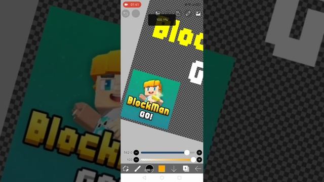 Как сделать текст из игры Blockman GO! #blockmango #дизайн