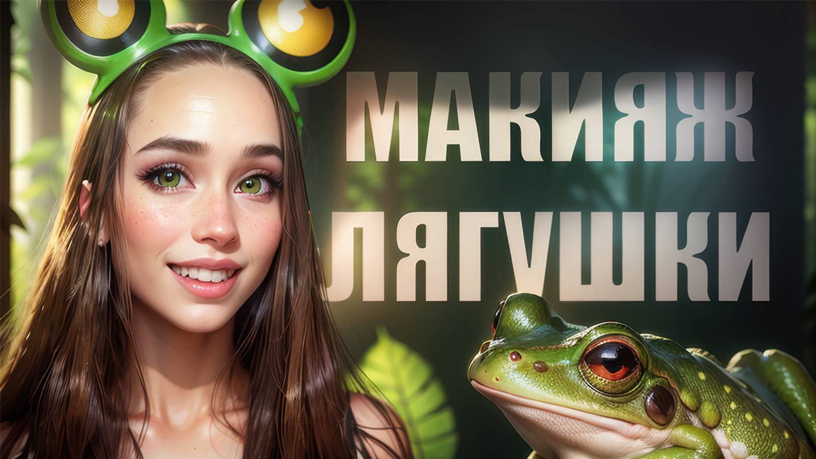 ЗЕЛЕНЫЙ МАКИЯЖ НА ЛЕТО/ТУТОРИАЛ смотреть онлайн