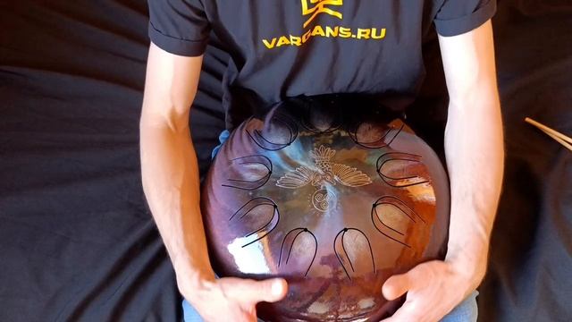 Аккордовый глюкофон 1056 - Сова URSA minor A, 38 см - VARGANS.RU смотреть онлайн