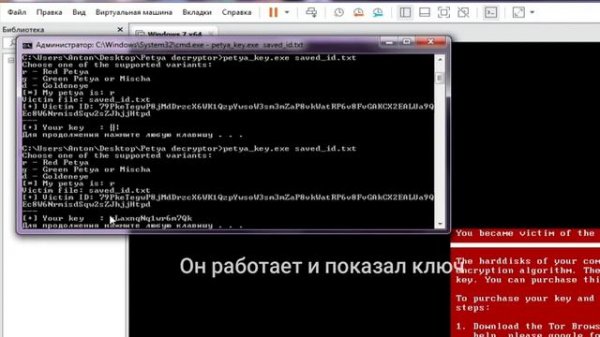 Как удалить вирус Petya | Petya Decryptor