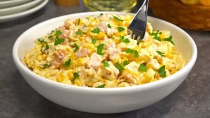 НЕЖНОСТЬ - популярный салат с курицей. Вкусный, аппетитный и праздничный. Рецепт Всегда Вкусно