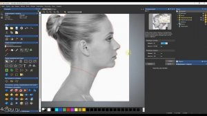 Создание 3D модели барельефа лица - ArtCam 2018 / 4chpu.ru