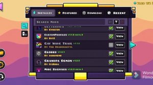 ОБЗОР НА МОДЫ В GEOMETRY DASH / GEODE