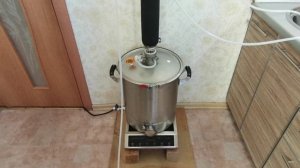 Второй перегон Русич эксперт. Ректификация на колонне 2.5 дюйма. На выходе спирт 96 градусов