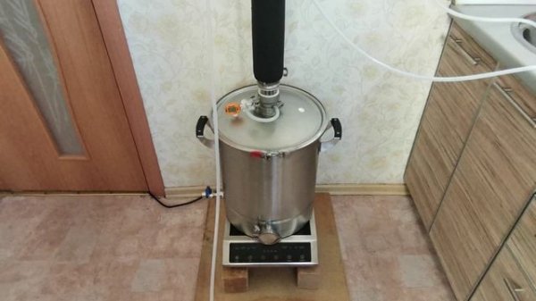 Второй перегон Русич эксперт. Ректификация на колонне 2.5 дюйма. На выходе спирт 96 градусов