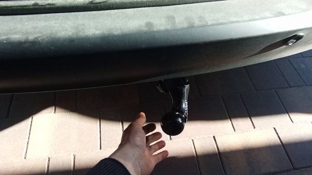 VW Tiguan I. Работа установленного оригинального фаркопа.