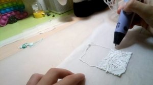 поделка из 3д ручки.