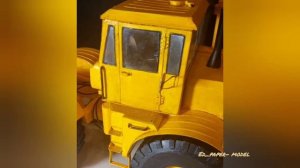 Кировец К700 из бумаги