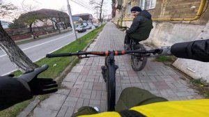 Пляж Махачкалы Покатушки по городу в 4K на МТБ GoPro Hero 12 PO