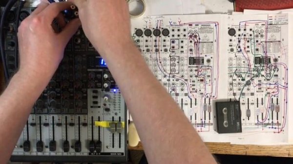 Блок схема микшера Behringer 1204 fx   2020