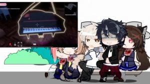 реакция гача "я ей хлеб, а она бьёт:(" 2 часть😇