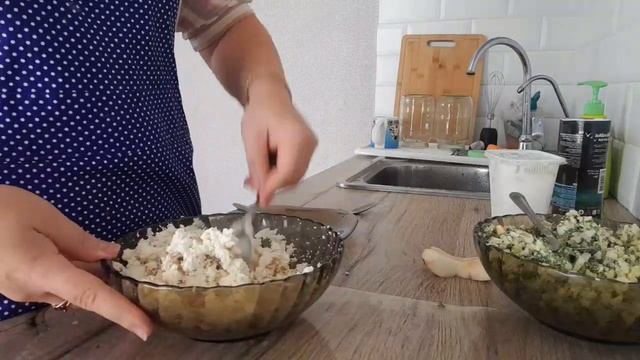 Фаршированные блинчики.