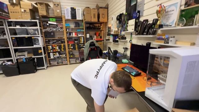 Первая сборка на R9 9950X3D + RTX5090 | Благо железо | IZI-PC 🔥 #happyp