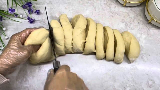 Нежные роголики с заварным шоколадным кремом,от котор