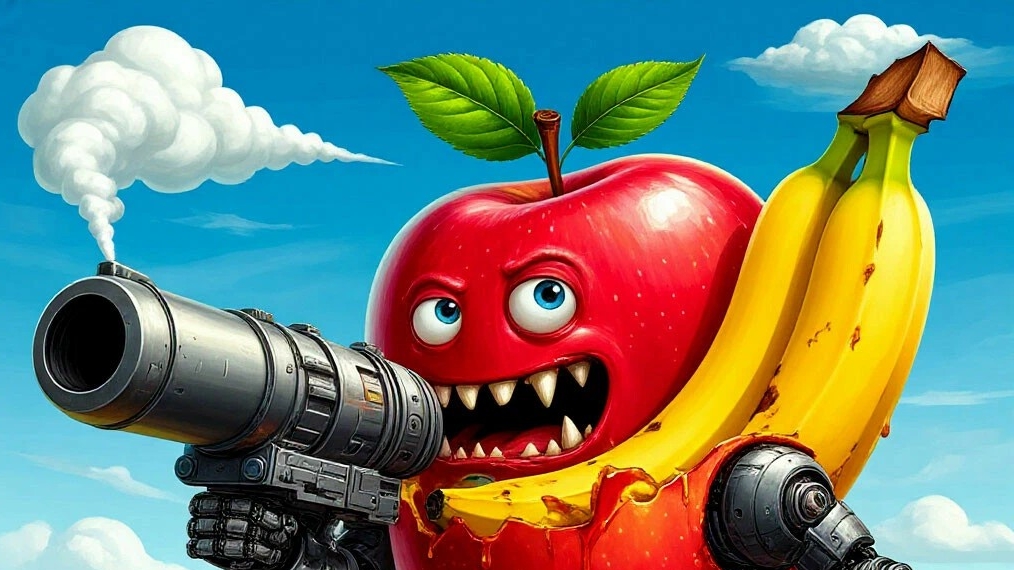 Гигантские фруктовые и овощные монстры (дичь). смотреть онлайн