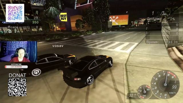 покатухи в NFSU2 Online БЕЗ СТЕН! смотреть онлайн