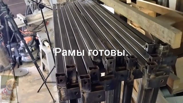 Каркас для солнечных панелей делаем сами.