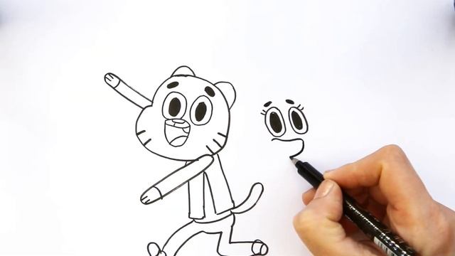 Рисуем Гамбола и Дарвина - Drawing the Gumbаll and Darwin смотреть онлайн