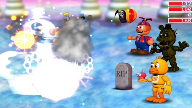 играем в Fnaf World 3 часть