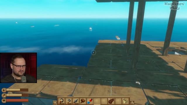 НОВЫЙ ДВИГАТЕЛЬ И ОГРОМНЫЙ ОСТРОВ ► Raft The First Chapter #11 смотреть онлайн